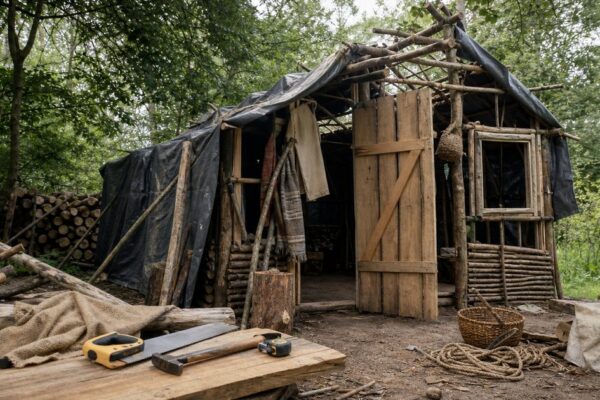 Hutten bouwen