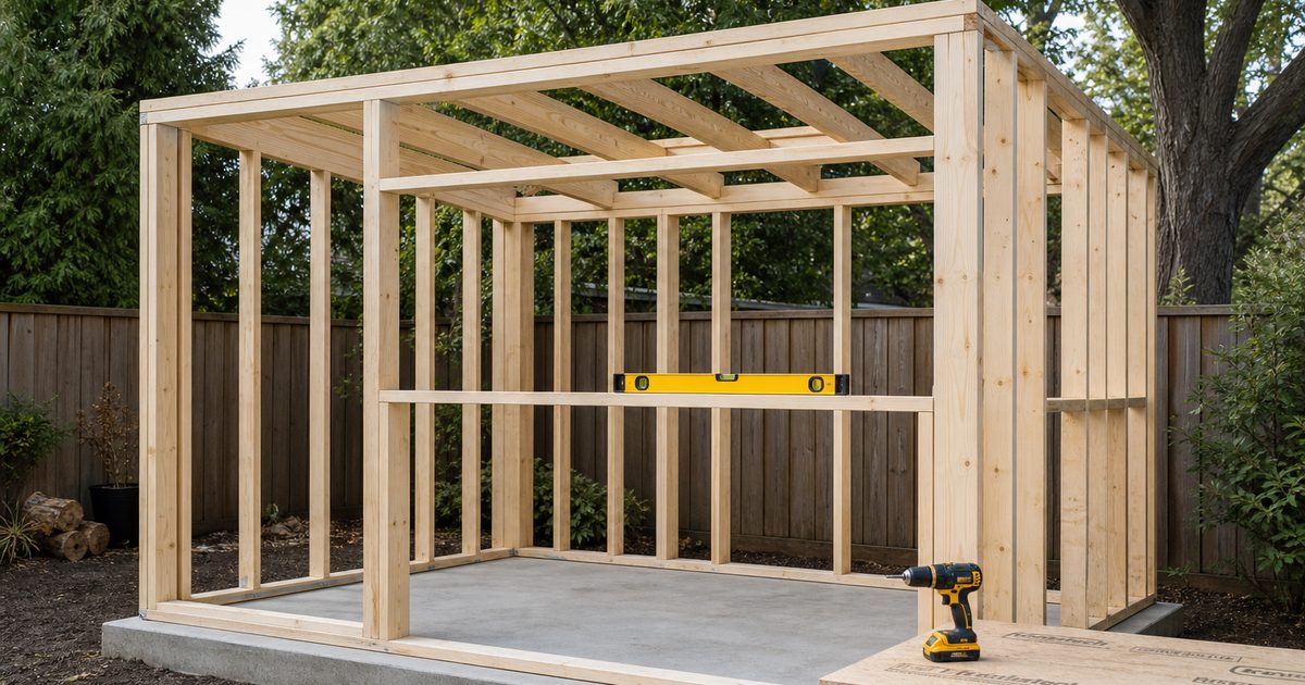 Houten schuur bouwen: praktisch stappenplan, materiaallijst en funderingstips
