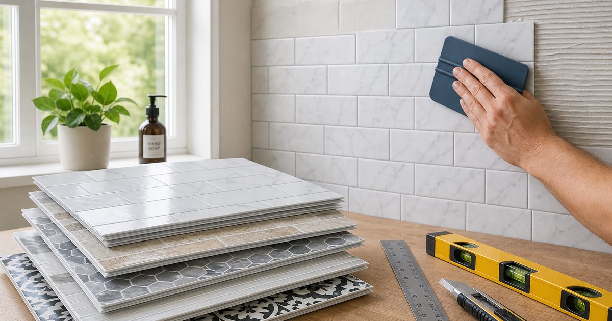Zelfklevende tegels plakken in 7 stappen: geschikt voor keuken, toilet of huurwoning?