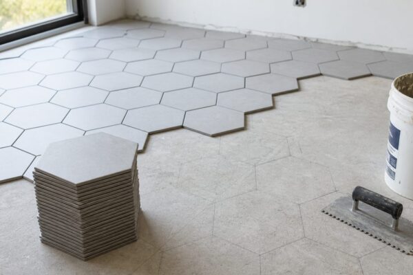 Hexagon tegels leggen zonder scheve lijnen: zo pak je het strak aan