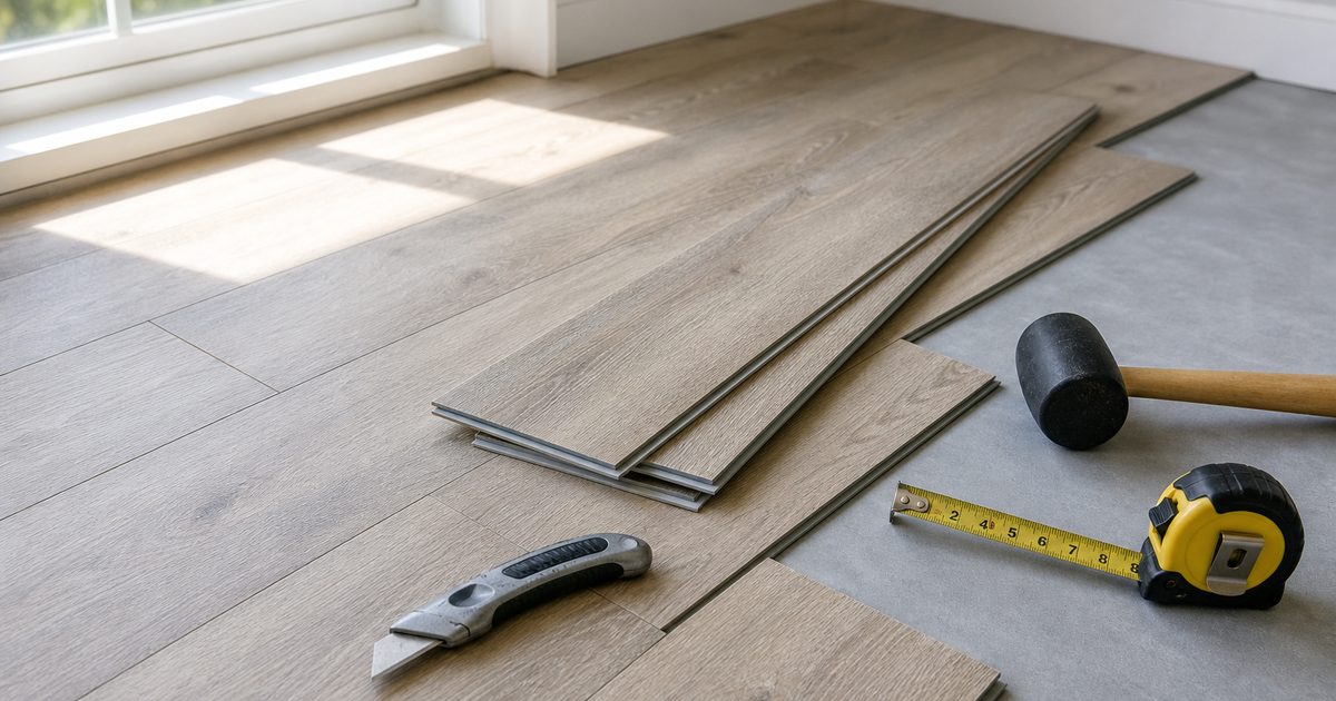 PVC vloer leggen: wat heb je nodig en welke fouten moet je voorkomen?