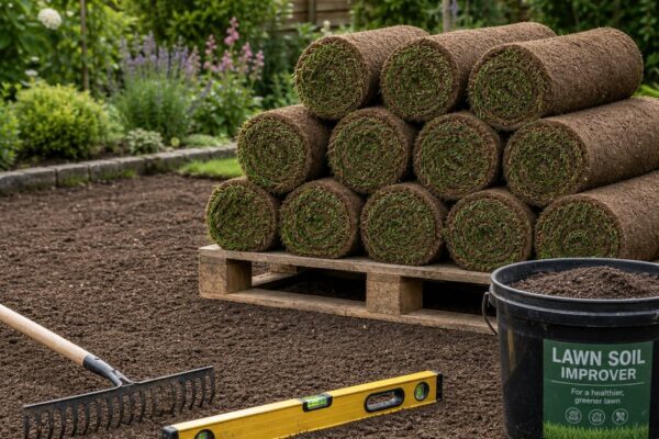 Graszoden leggen in 1 dag: voorbereiding, hoeveel rollen en eerste week onderhoud