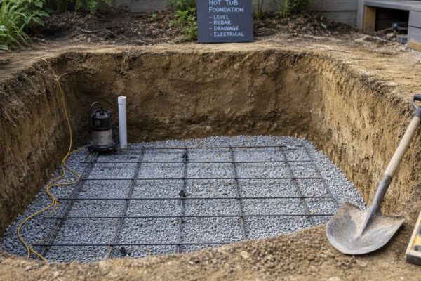 Jacuzzi inbouwen: stappenplan voor ombouw, afvoer en veilige aansluiting